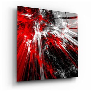 Sklenený obraz Insigne Red Blast, 40 x 40 cm