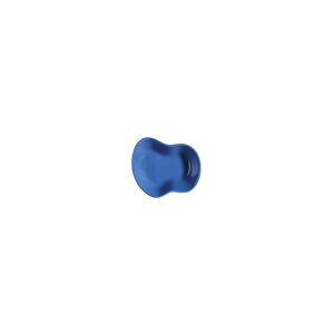 Súprava 2 modrých dezerných tanierikov Kütahya Porselen Lux, šířka 9 cm