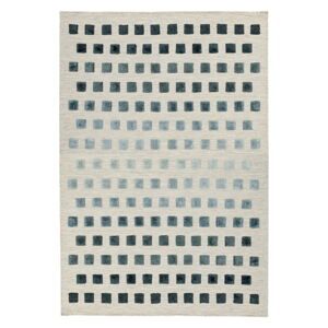 Koberec Asiatic Carpets Theo Silvery Squares, 160 x 230 cm