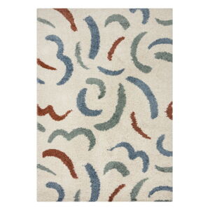 Krémovobiely koberec 200x290 cm Squiggle – Flair Rugs