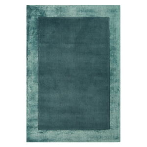 Ručne tkaný koberec s prímesou vlny v petrolejovej farbe 120x170 cm Ascot – Asiatic Carpets