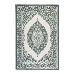 Zelený/krémovobiely vonkajší koberec 80x150 cm Gemini – Elle Decoration