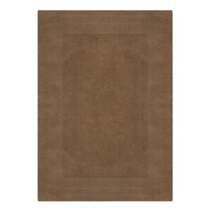 Hnedý vlnený koberec 120x170 cm – Flair Rugs
