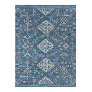 Modrý dvojvrstvový koberec Flair Rugs MATCH Chloe Traditional, 170 x 240 cm