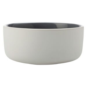 Antracitovo-biela porcelánová miska Maxwell & Williams Tint, ø 14 cm