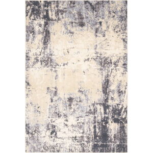 Béžový vlnený koberec 133x180 cm Concrete – Agnella