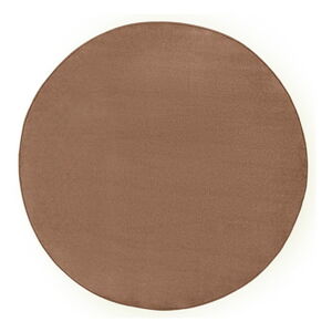 Hnedý koberec Hanse Home Fancy, ⌀ 133 cm