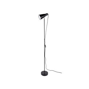 Čierna stojacia lampa Leitmotiv Mini Cone, výška 147,5 cm