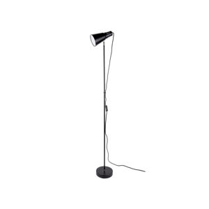 Čierna stojacia lampa Leitmotiv Mini Cone, výška 147,5 cm