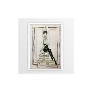 Nástenný obraz v ráme Piacenza Art Chanel Suitcase, 23 x 33 cm