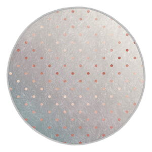 Sivý/v medenej farbe prateľný/vhodné pre robotické vysávače okrúhly koberec ø 120 cm Comfort – Mila Home