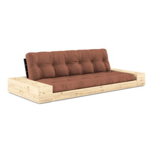 Rozkladacia pohovka v tehlovej farbe 244 cm Base – Karup Design