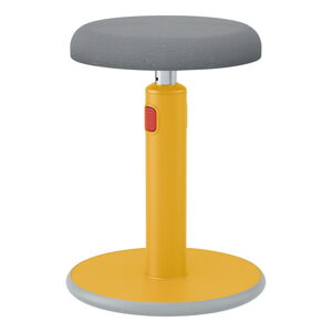 Žltá ergonomická balančná stolička Leitz Cosy Ergo