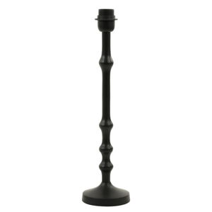 Matne čierny podstavec stolovej lampy 43 cm Semut – Light & Living