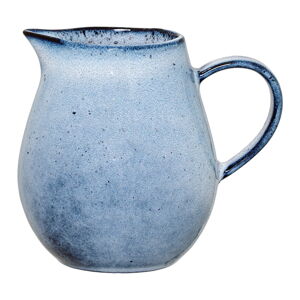 Modrá kameninová nádoba na mlieko Bloomingville Sandrine, 300 ml