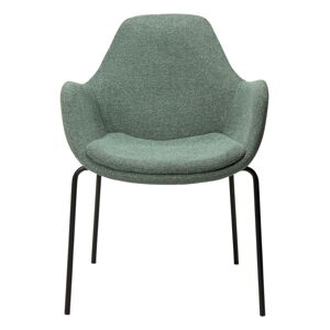 Svetlozelené kreslo z textílie buklé Zimmer – DAN-FORM Denmark