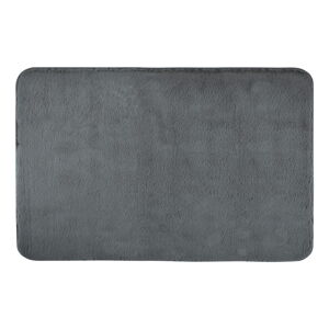 Tmavo šedá textilná kúpeľňová predložka 50x80 cm Saravan - Wenko