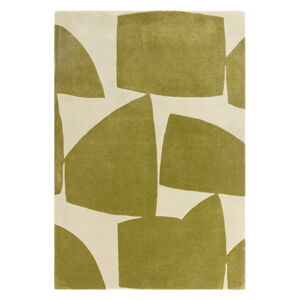 Zelený ručne tkaný koberec z recyklovaných vlákien 120x170 cm Romy – Asiatic Carpets