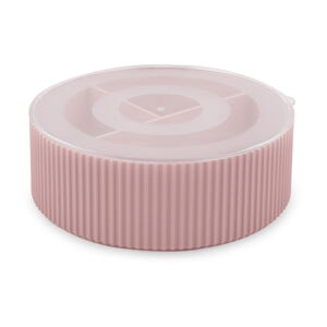 Ružový plastový kúpeľňový organizér na kozmetiku - Mioli Decor