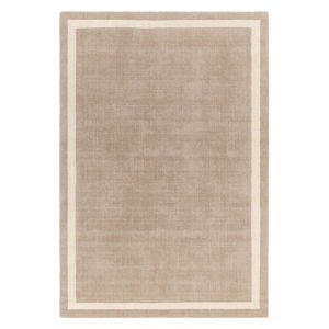 Béžový ručne tkaný vlnený koberec 120x170 cm Albi – Asiatic Carpets