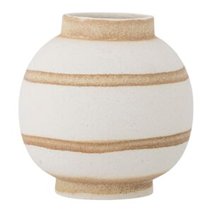 Biela váza z kameniny (výška 18 cm) Sahifa – Bloomingville