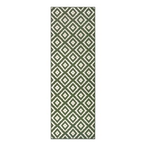 Zelený koberec behúň 200x80 cm Diamond - Hanse Home