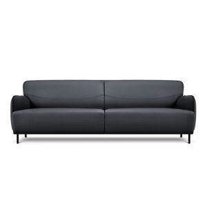 Modrá kožená pohovka Windsor & Co Sofas Neso, 235 x 90 cm