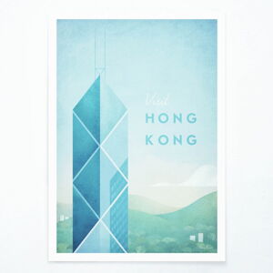 Plagát Travelposter Hong Kong, A3