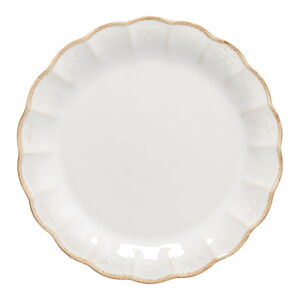Biely kameninový dezertný tanier Casafina, ⌀ 23 cm