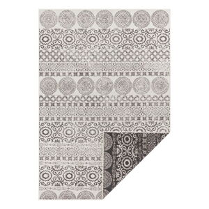 Hnedo-biely vonkajší koberec Ragami Circle, 120 x 170