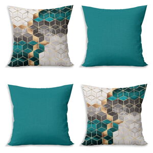 Obliečky na vankúše v súprave 4 ks 43x43 cm Optic - Minimalist Cushion Covers