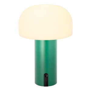 Biela/zelená LED stolová lampa (výška  22,5 cm) Styles – Villa Collection