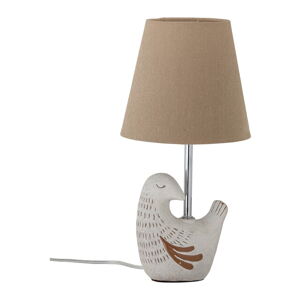 Béžová stolová lampa s textilným tienidlom (výška  40 cm) Kylie – Bloomingville