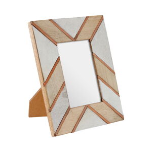 Biely/béžový drevený rámček 19x24 cm Bowerbird – Premier Housewares