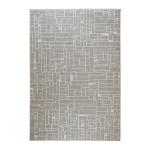 Sivo-béžový koberec 133x195 cm Jaipur – Webtappeti