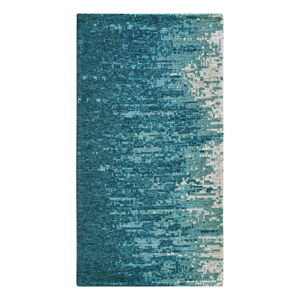 Modrý umývateľný behúň 55x190 cm Tamigi Azzurro – Floorita