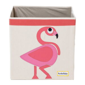 Látkový detský úložný box Mingo the Flamingo - Rocket Baby