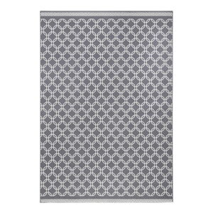 Sivý koberec Zala Living Chain, 70 × 140 cm