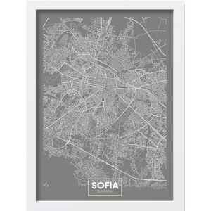 Plagát v ráme 40x55 cm Sofia – Wallity