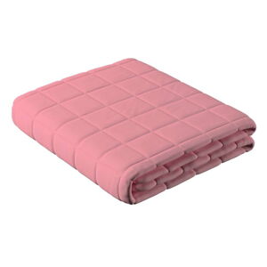 Ružová prešívaná posteľná prikrývka na dvojlôžko 170x210 cm Happiness - Yellow Tipi