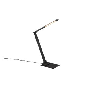 Čierna LED stolová lampa so stmievačom (výška  72 cm) Travis – Trio