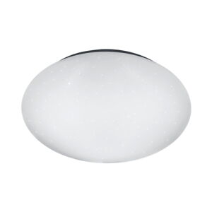 Biele guľaté stropné LED svietidlo Trio Putz, priemer 27 cm