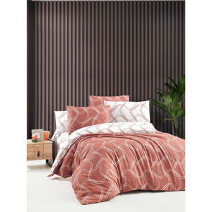 Hnedé obliečky na dvojlôžko/predĺžené s plachtou 200x220 cm Brown Design - Mila Home