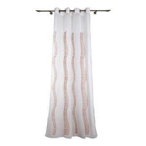 Biela/béžová záclona 140x245 cm Medrassa – Mendola Fabrics