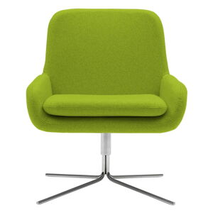 Limetkovozelené otočné kreslo Softline Coco Swivel
