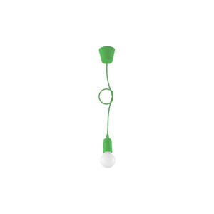 Zelené závesné svietidlo 9x9 cm Rene - Nice Lamps