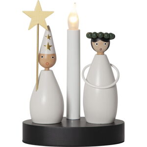 Čiern-obiela vianočná svetelná dekorácia Christmas Joy – Star Trading
