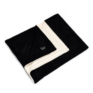 Čierna detská pletená deka ESECO Winter, 80 x 100 cm