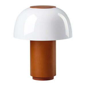 Oranžová hliníková LED stolová lampa so stmievačom (výška  22 cm) Harvest – Zone