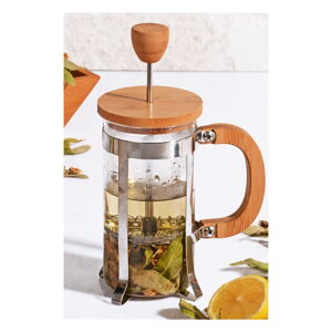 French press s bambusovým viečkom Bisous, 350 ml